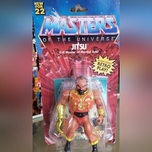 Jitsu Action Figure - Red & Gold Masters of the Universe